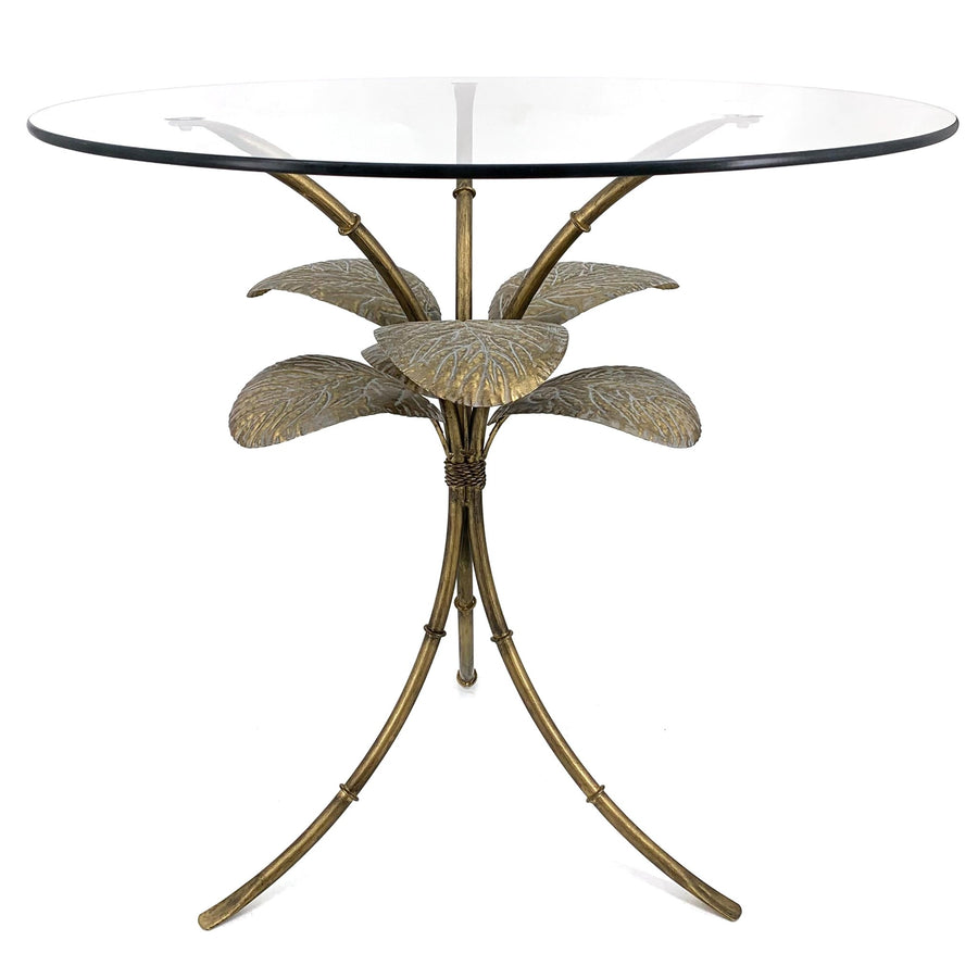 Amari Gold Leaf Side Table - OneWorld Collection